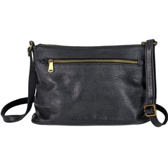 Fossil Kinley Large Crossbody Purse Handbag in Black Leather - Picture 4 of 16
